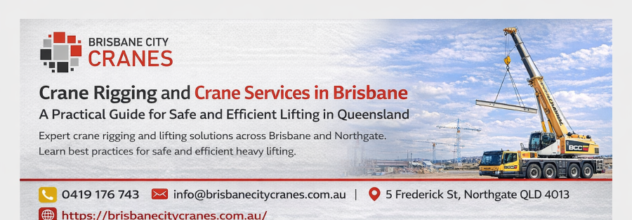You are currently viewing Crane Rigging and Crane Services in Brisbane: A Practical Guide for Safe and Efficient Lifting in Queensland